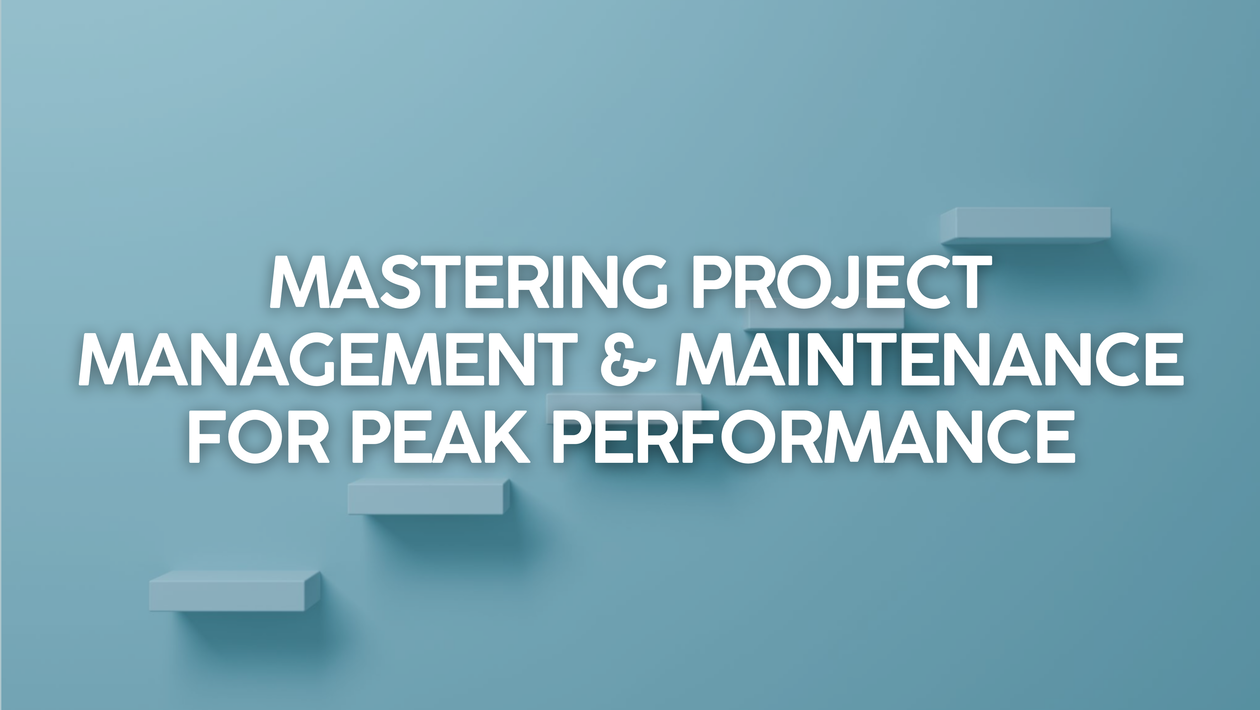 Project Management & Maintenance Excellence